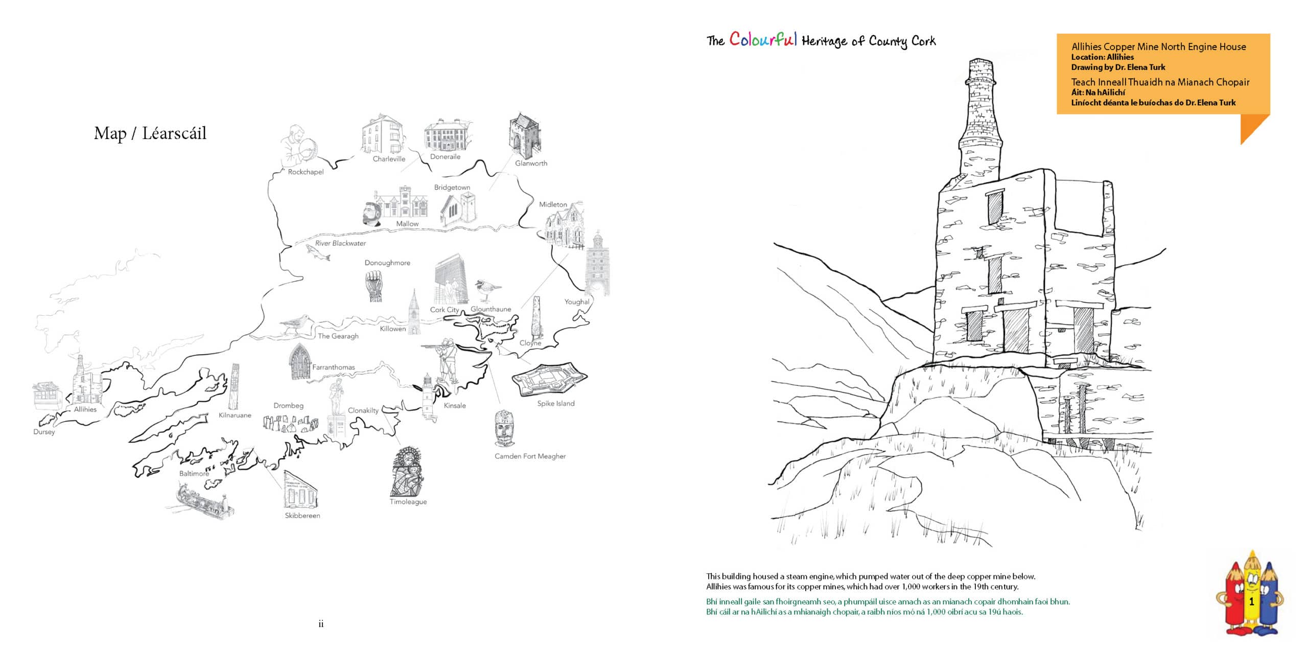 Heritage of County Cork Colouring Book Volume 2 needs you!