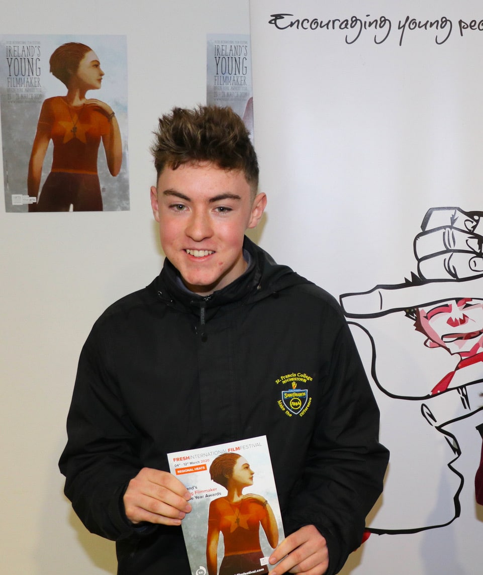 Young Cork filmmaker wins Audience Award at Ireland’s Young Filmmaker of the Year Awards 2020