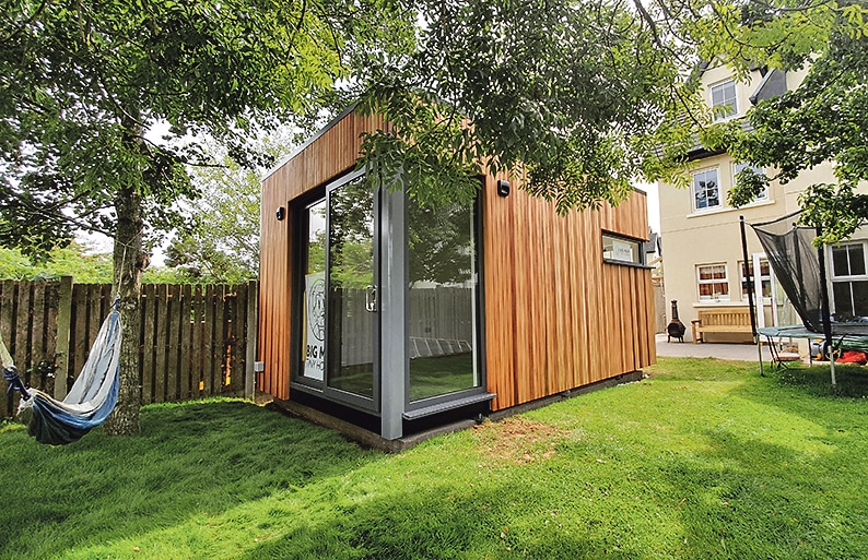 Enhance your work life and garden with an office space from Big Man Tiny Homes