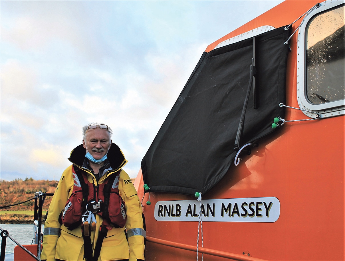 Coxswain Kieran Cotter retires after 45 years with Baltimore RNLI