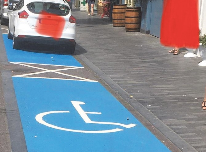 Steal an accessible parking space – steal someone’s independence