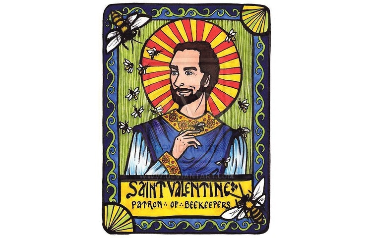 St. Valentine: Patron saint of beekeepers