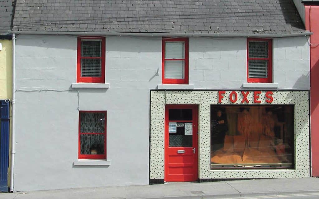 traditional irish shop front