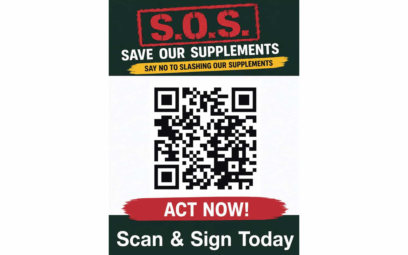 Why I’m supporting the Save Our Supplements campaign
